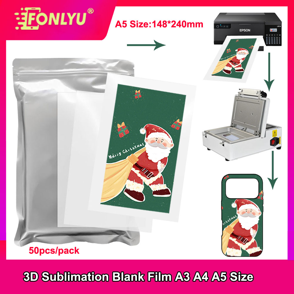 Phone Case Blank Print - Papel de película de sublimación 3D