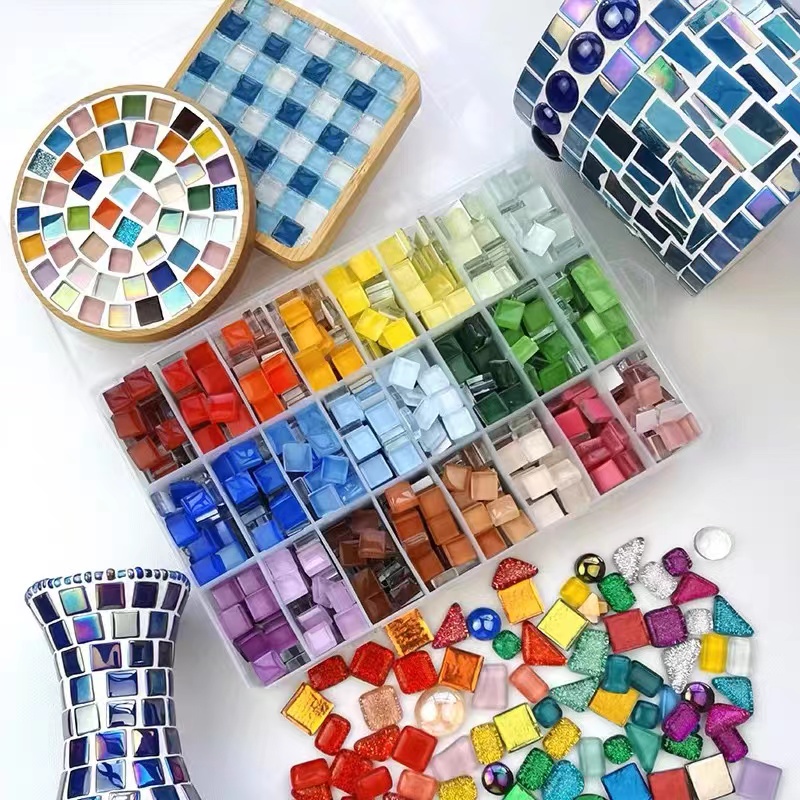 Ceramic Tile Blank - Mosaico de cerámica para manualidades, 50
