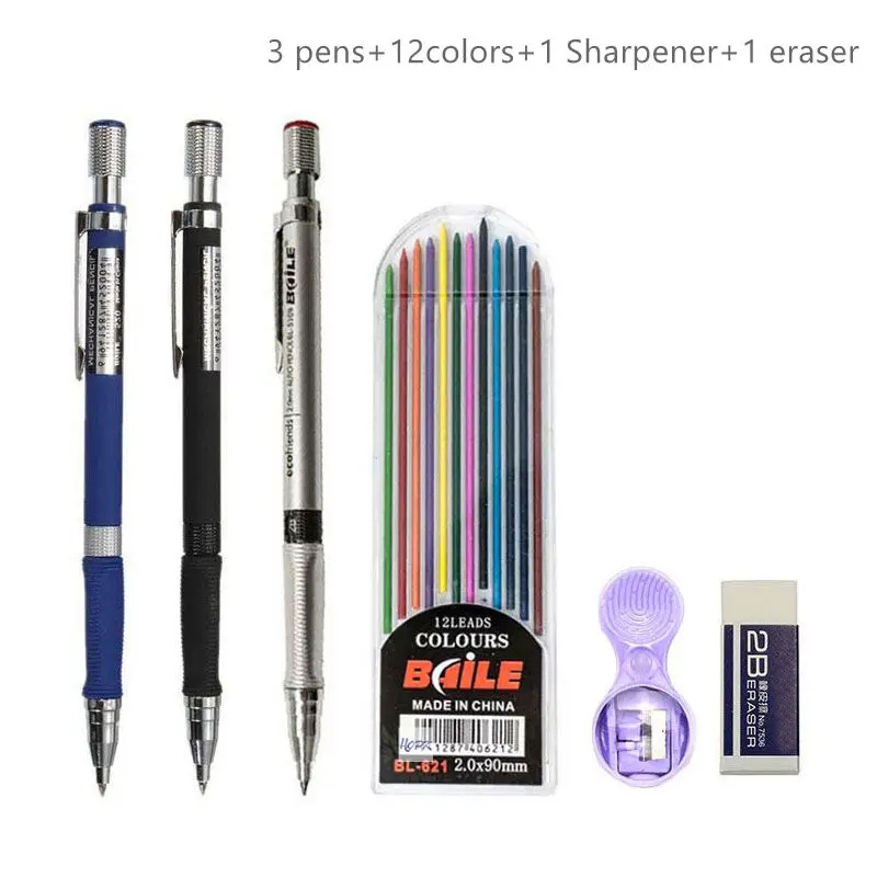 Juego de portaminas de 2,0 mm, - Staedtler Pencil Lumocolor reseña y precio