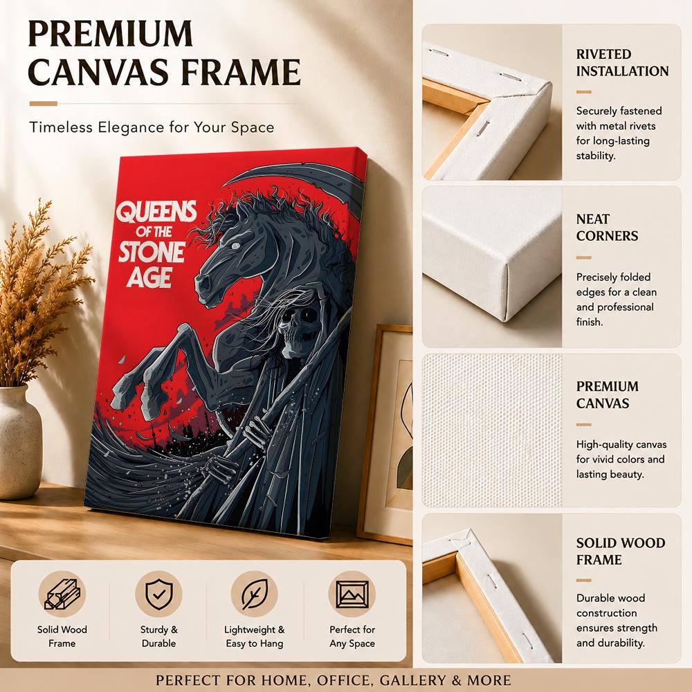 Band Q-Queens Of The Stone Age - Canvas Wrap Ready reseña y precio
